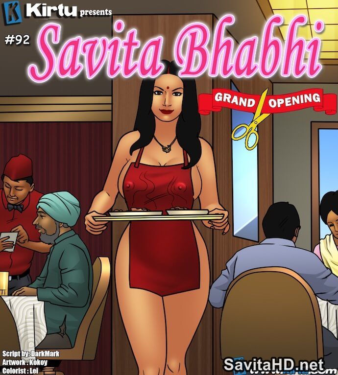 Savita Bhabhi Episode 92 Grand Opening • Kirtu Comics
