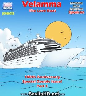 Velamma Episode 100 280x311 - Velamma Episode 100 - The Love Boat - Part 1
