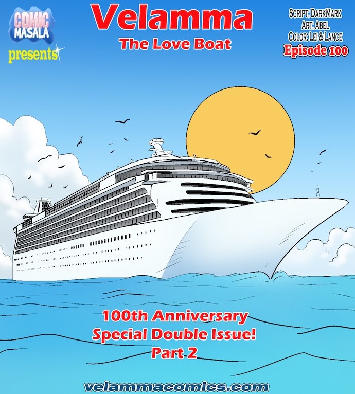 Velamma Comics Episode 100 2 - Velamma Comics Episode 100 - The Love Boat - Part 2